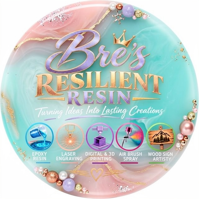 Bre’s Resilient Resin logo